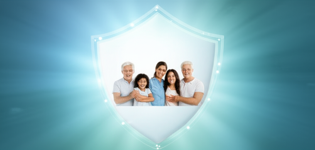 Concepto de protección de seguros